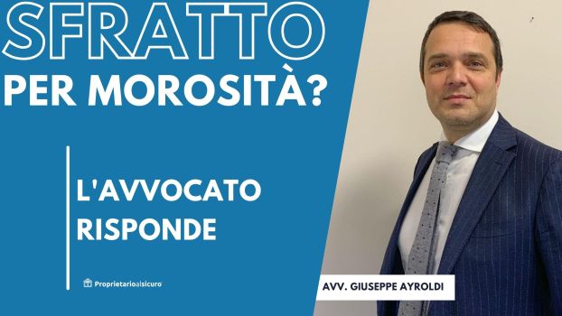 Sfratto per morosità l'avvocato risponde