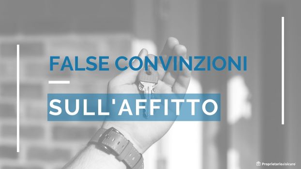False convinzioni sull'affitto